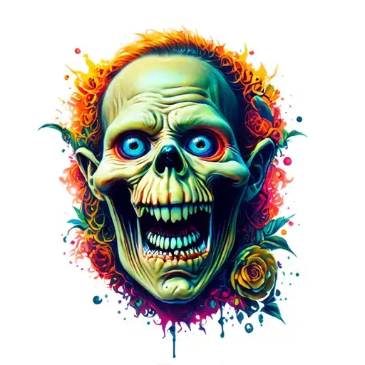 warning: my inner child is a mean little fucker tattoo design idea