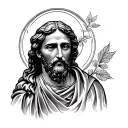 Saint Joseph tattoo design idea