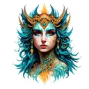 Enki tattoo design idea