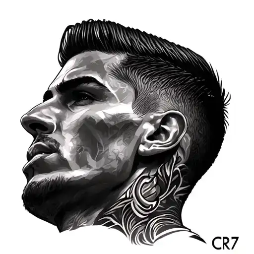 Cr7 tattoo design idea