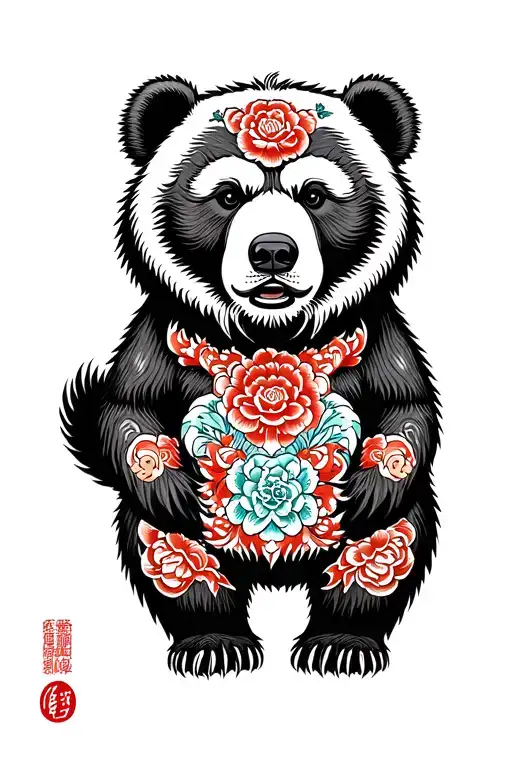 Kodiak Bear tattoo design idea