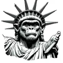 Planet Of The Apes statue of liberty tattoo design idea