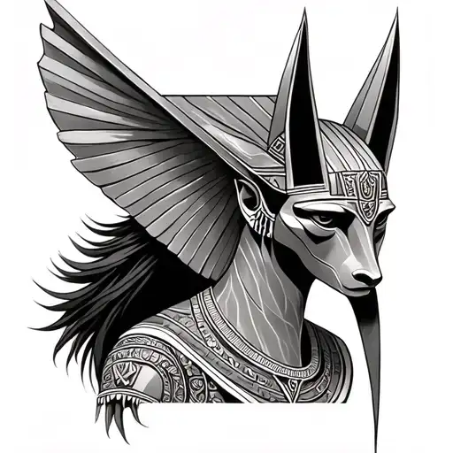 Anubis ra and Thoth sleeve tattoo  tattoo design idea