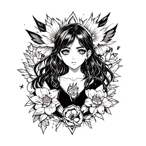 an anime flash sheet with mulitple small tattoo ideas tattoo design idea