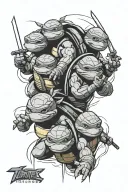 tmnt tattoo design idea