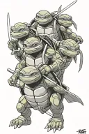 tmnt tattoo design idea
