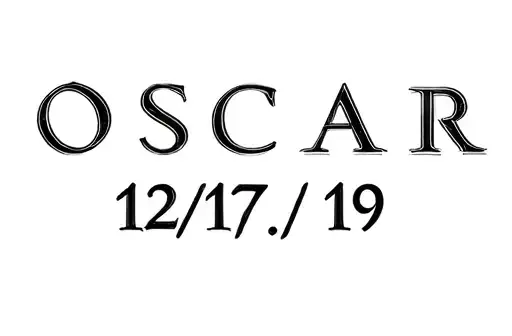 "Oscar 
12 / 17 / 19" tattoo design idea
