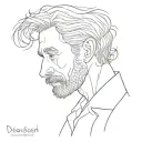 van gogh tattoo design idea