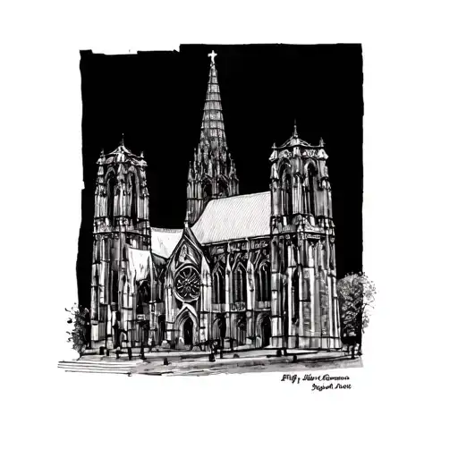 1.FC Köln, Cologne Cathedral, motor vehicle Mechanik tattoo design idea