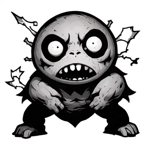 Binding Of Isaac tattoo design idea