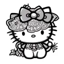 khmer hello kitty tattoo design idea