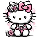 khmer hello kitty tattoo design idea
