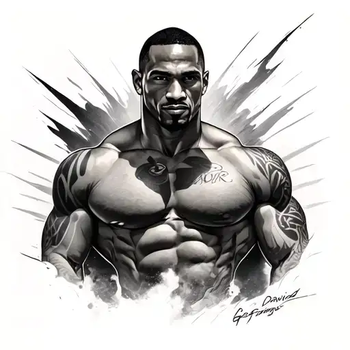 David Goggins tattoo design idea