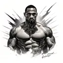 David Goggins tattoo design idea