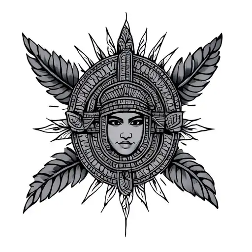 Guatemala mayan tattoo design idea
