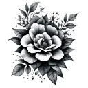70x7 tattoo design idea