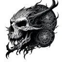 Web of wyrd tattoo design idea