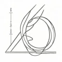 NEVER ENOUGH Overlapping Letters tattoo design idea