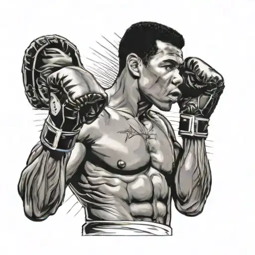 Muhammad Ali chiropractic tattoo design idea