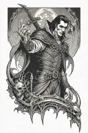 Dracula Castlevania tattoo design idea