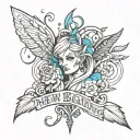 new beginning tattoo design idea