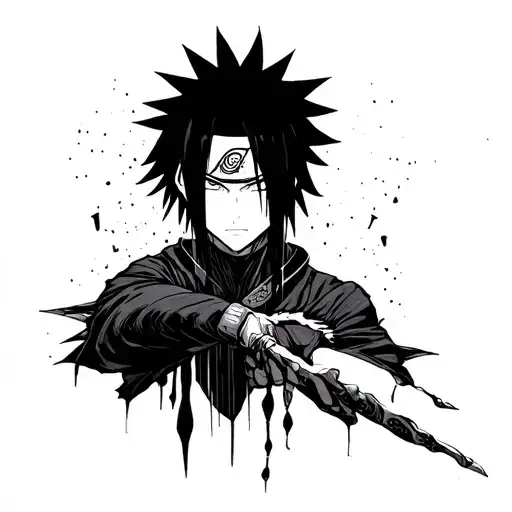 Obito Uchiha tattoo design idea