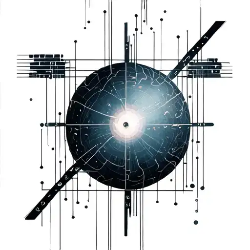 Morse Code Lines forming tattoo design idea