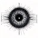 Morse Code Lines forming tattoo design idea