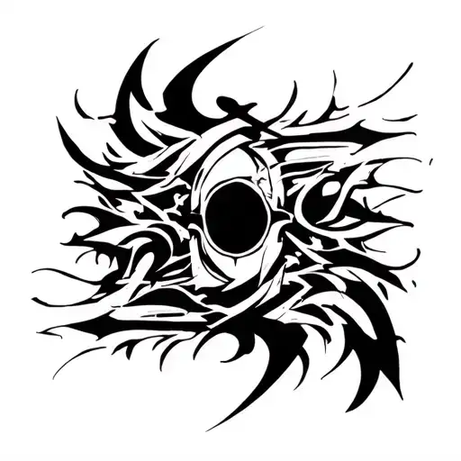 teknno 23 rave tattoo design idea