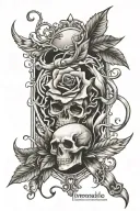 Waiting for the impossible is hard, giving up on it even harder. tattoo design idea