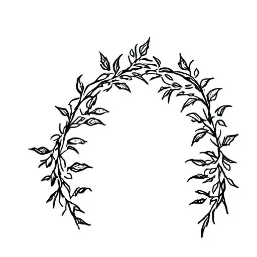 frank ocean ivy archway tattoo design idea