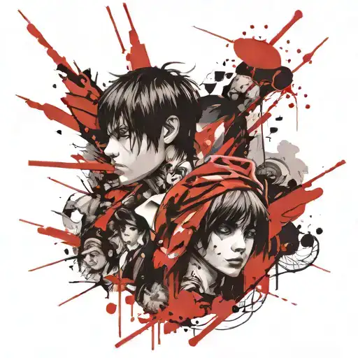 Eren Jeager and Livaï Ackermann tattoo design idea