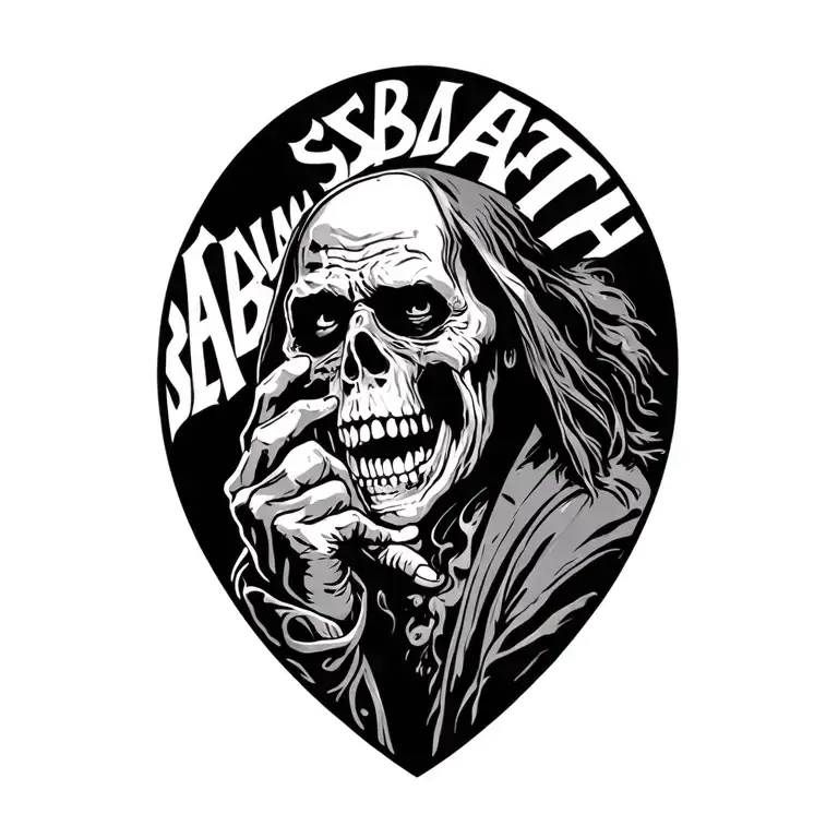 Black Sabbath tattoo design idea