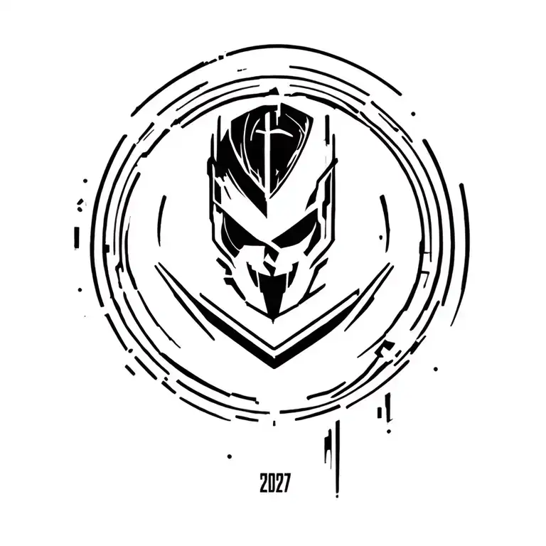 Cyberpunk 2077 tattoo design idea