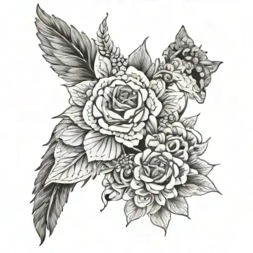 anna and nina tattoo design idea