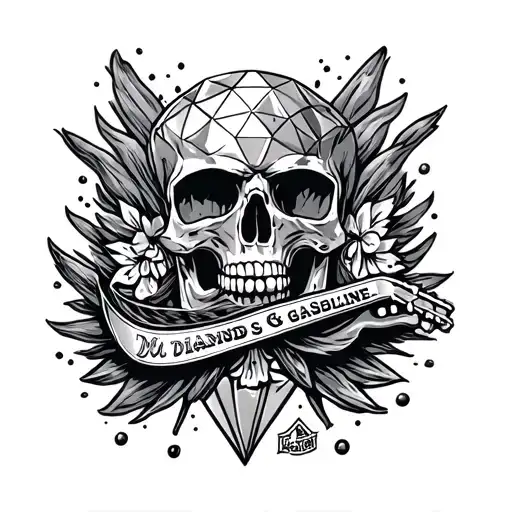 "Diamonds & Gasoline" by the Turnpike Troubadoers tattoo design idea