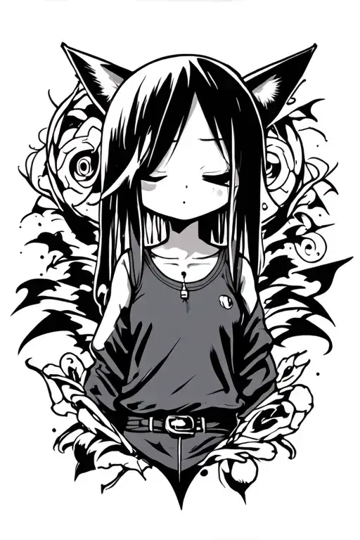soul eater anime inspired tattoo tattoo design idea