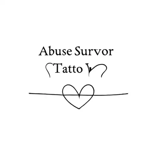 Abuse Survivor tattoo design idea