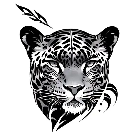 Mayan Jaguar tattoo design idea