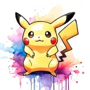 Pikachu tattoo design idea