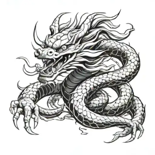Shenron tattoo design idea