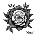 "Nena" Lymphoma tattoo design idea
