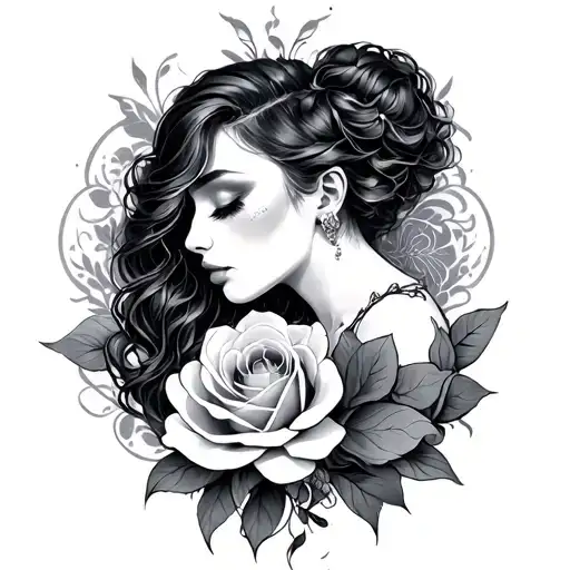 Dark Romance tattoo design idea