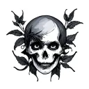 Goth tattoo design idea