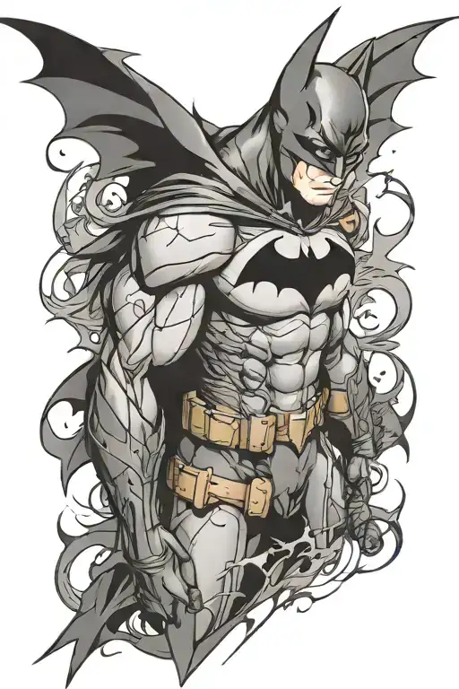 Batman tattoo design idea