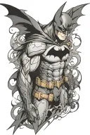 Batman tattoo design idea