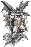 Batman tattoo design idea