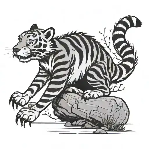 Calvin and Hobbes tattoo design idea