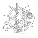 machinist tattoo design idea