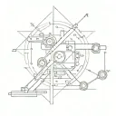 machinist tattoo design idea